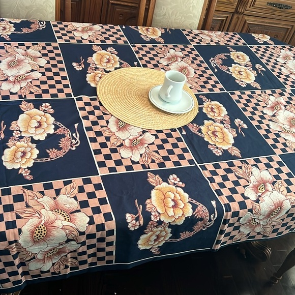 Vintage Boho Floral Cotton Dining Table Cover - Picture 6 of 13